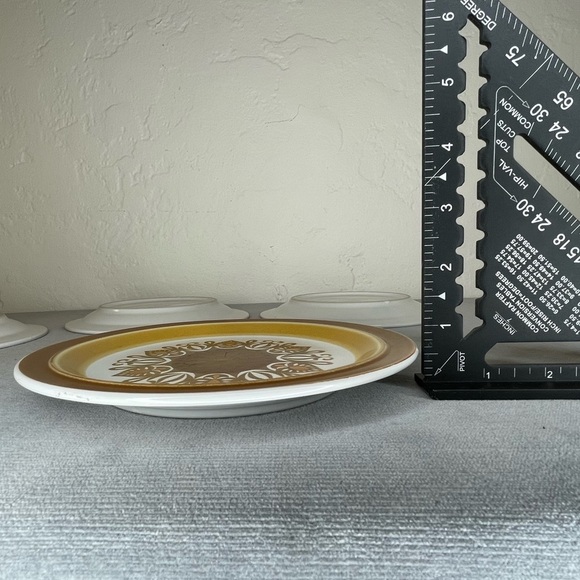 Vintage Lytton Casual Ceram Stoneware Japan Side Plates CH9600 Set of 4 - Picture 12 of 14